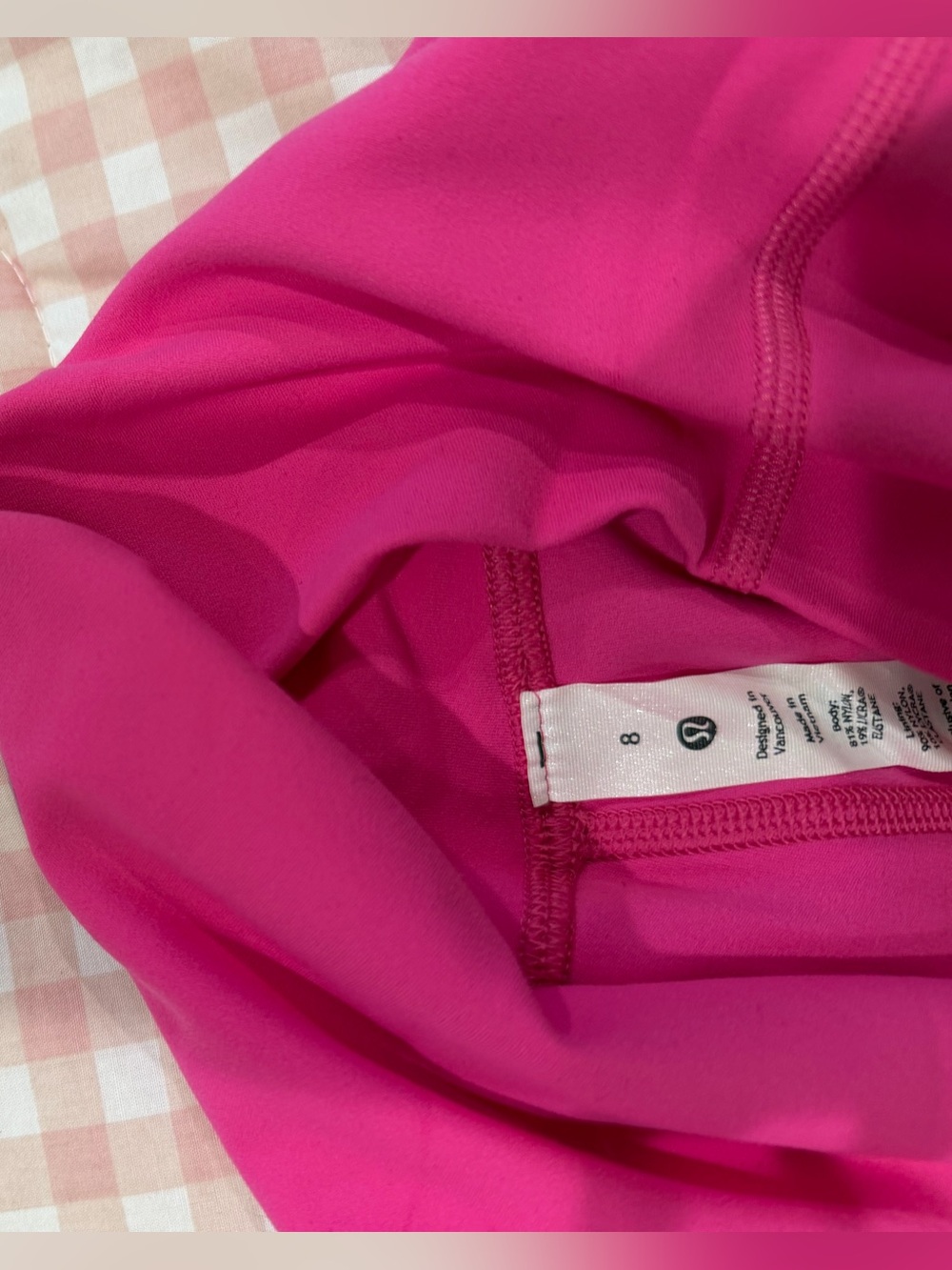 lululemon athletica Hot Pink High-Rise Bike Shorts - Picture 4 of 4